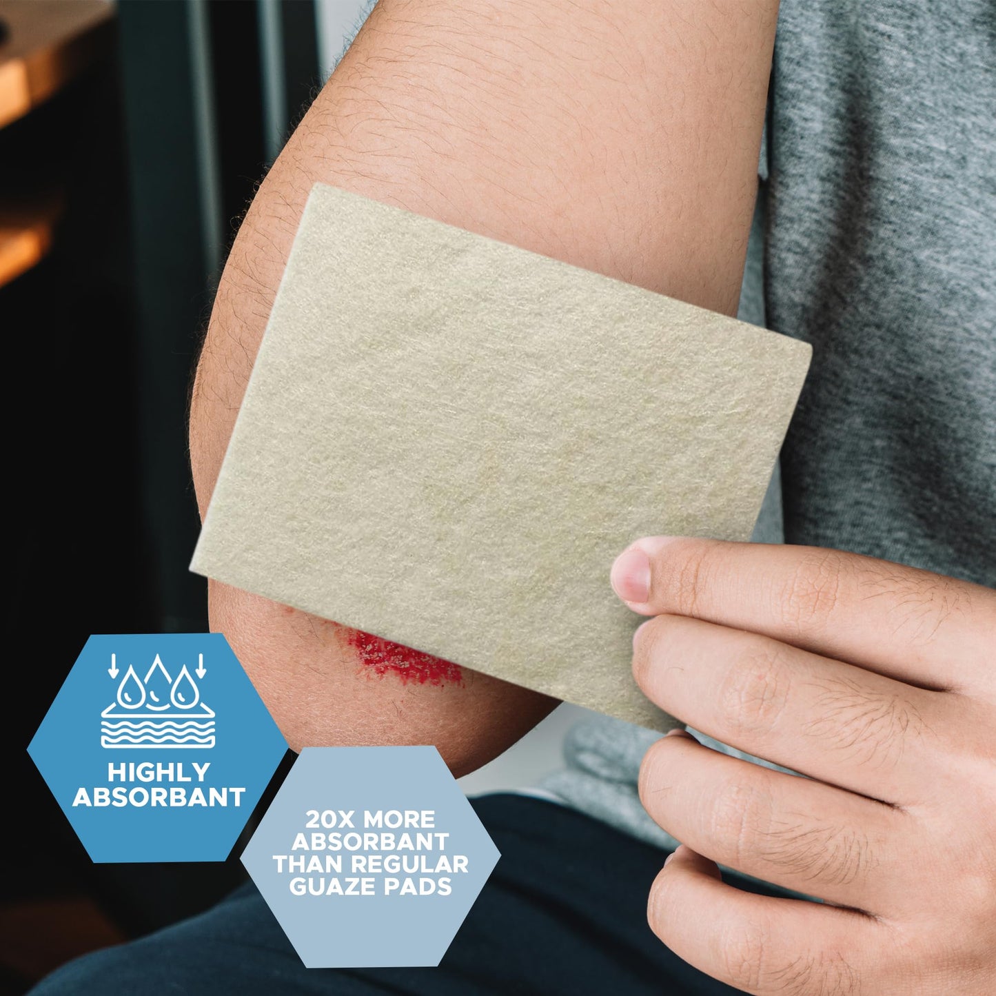 Silver Calcium Alginate Wound Dressing Pads – Antimicrobial, Sterile