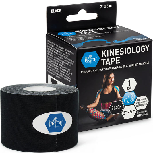 Kinesiology Tape – 2" × 16.4 ft Elastic Muscle Support Tape