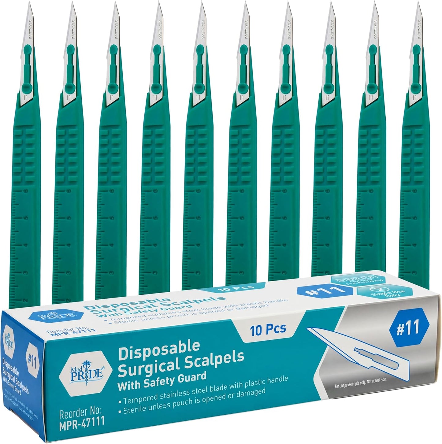 Disposable Scalpel Blades Sterile - Tempered Stainless Steel