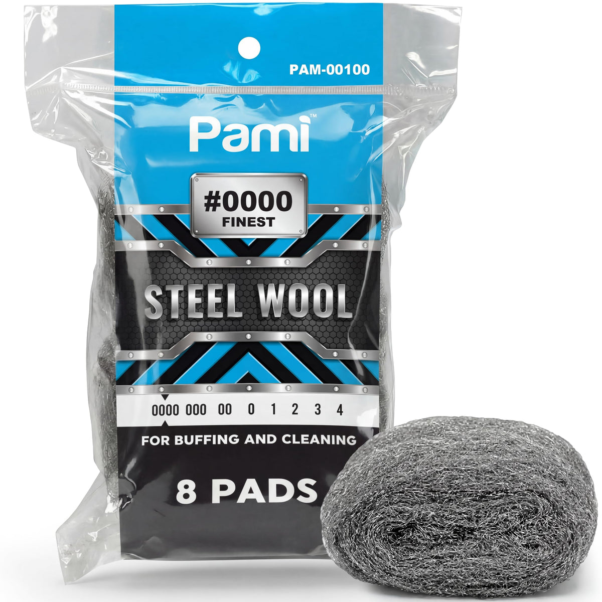 Steel Wool Scrubbing Pads Heavy Duty Cleaning Pads