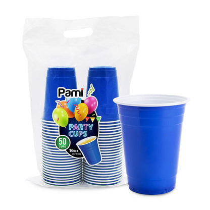 16 oz Disposable Plastic Party Cups – Pack of 50 - image 4