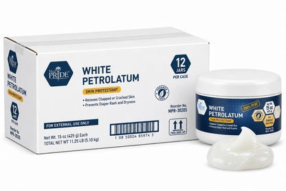 100% Pure White Petroleum Jelly – 15 oz Jar
