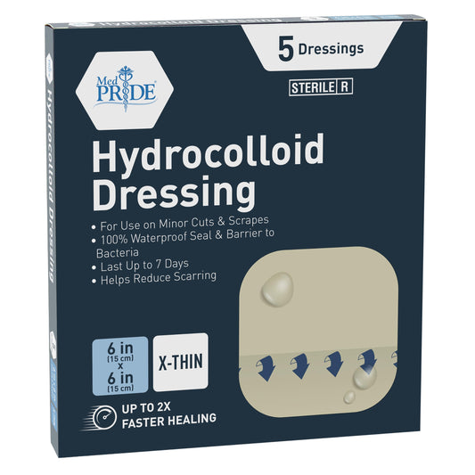 Sterile Hydrocolloid Adhesive Wound Dressing Pads