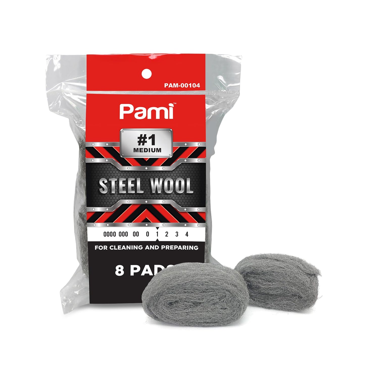 Steel Wool Scrubbing Pads Heavy Duty Cleaning Pads