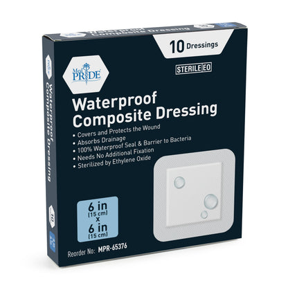 Sterile Waterproof Composite Wound Dressing Pads