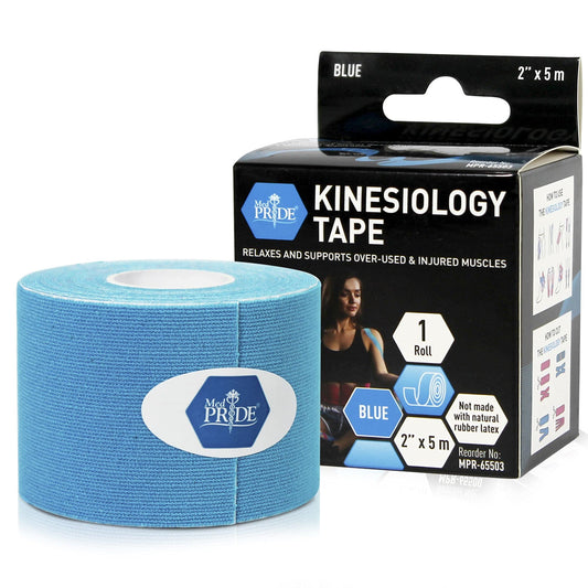 Kinesiology Tape – 2" × 16.4 ft Elastic Muscle Support Tape