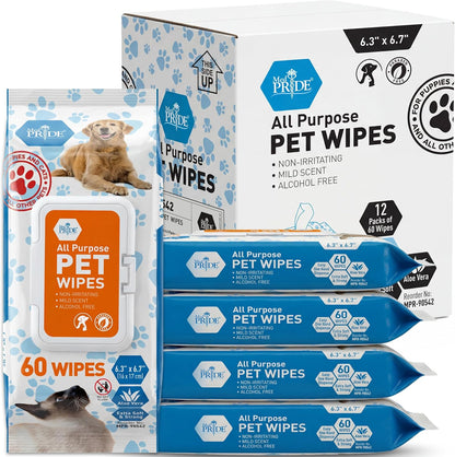 All-Purpose Pet Wipes for Dogs & Cats – Gentle Cleaning