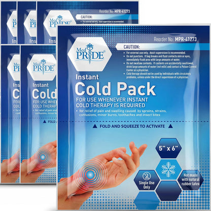 Instant Cold Packs – Disposable Ice Packs for First Aid