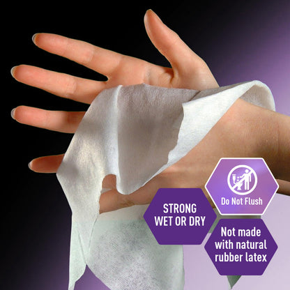 Disposable Dry Wipes 10" x 13" – Soft Absorbent Personal Care Towels