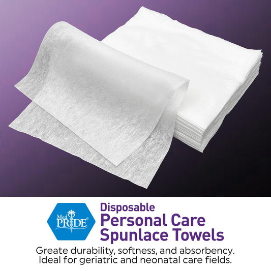 Disposable Dry Wipes 10" x 13" – Soft Absorbent Personal Care Towels