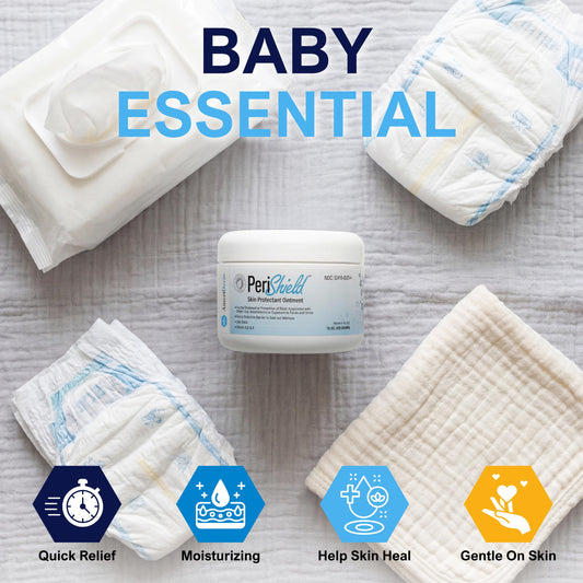 Diaper Rash Skin Protectant Ointment with Vitamins A, D & E - 16 oz