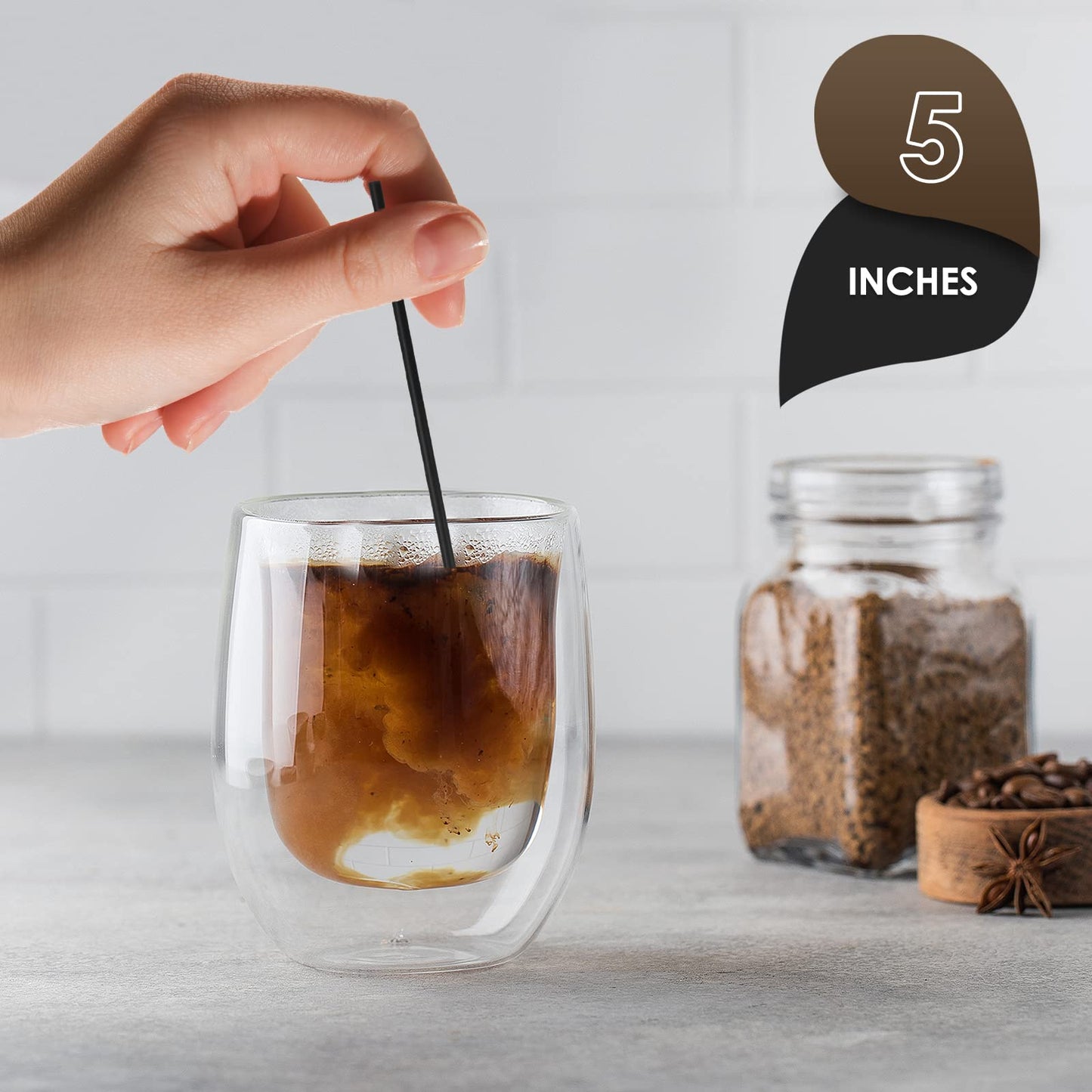 5” Disposable Plastic Coffee Stir Sticks – Swizzle Stirrers