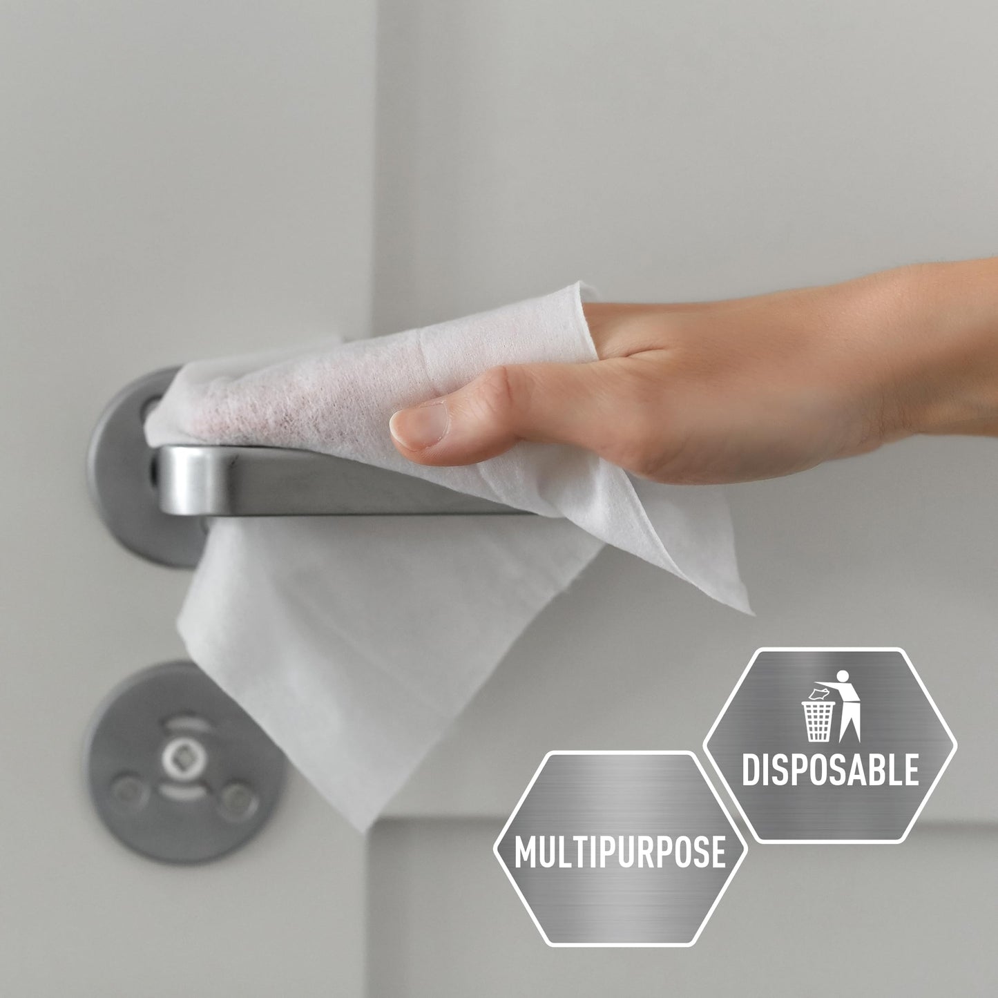 Disposable Ultra-Soft Spunlace Towels – 12" × 13", Durable