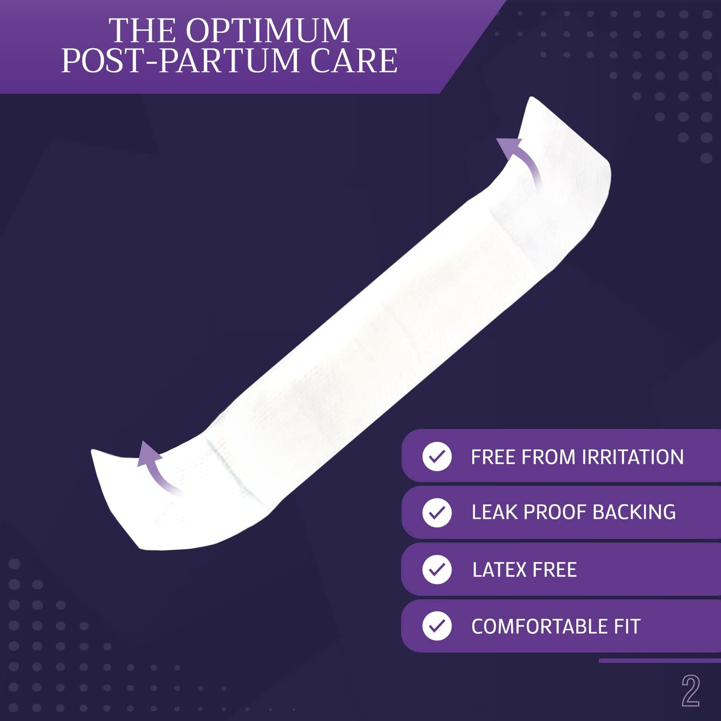 Maternity Pads – Extra Absorbent Postpartum Pads - 3.1" × 20"