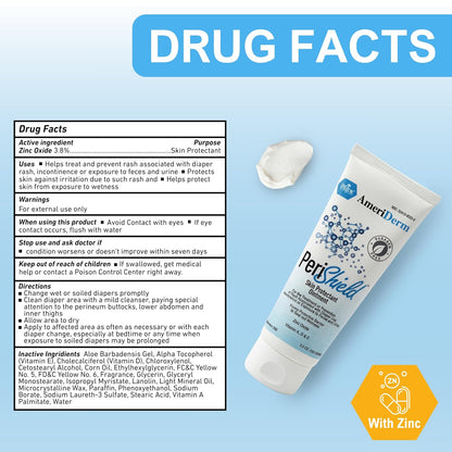 Diaper Rash Skin Protectant Ointment with Vitamins A, D & E - 3.5 oz