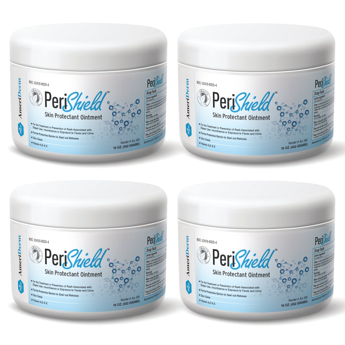 Diaper Rash Skin Protectant Ointment with Vitamins A, D & E - 16 oz