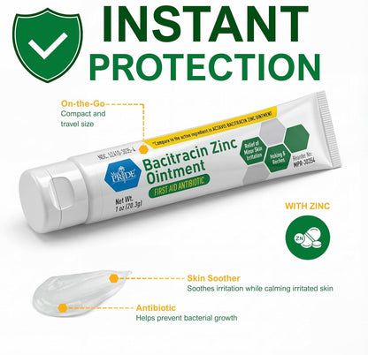 Bacitracin Zinc Ointment -  1 oz Tube