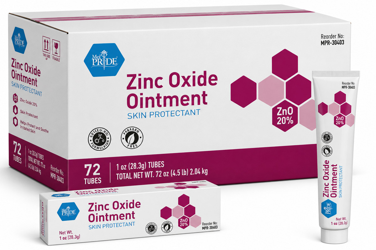 Zinc Oxide Ointment 1 oz – Diaper Rash Skin Protectant Cream