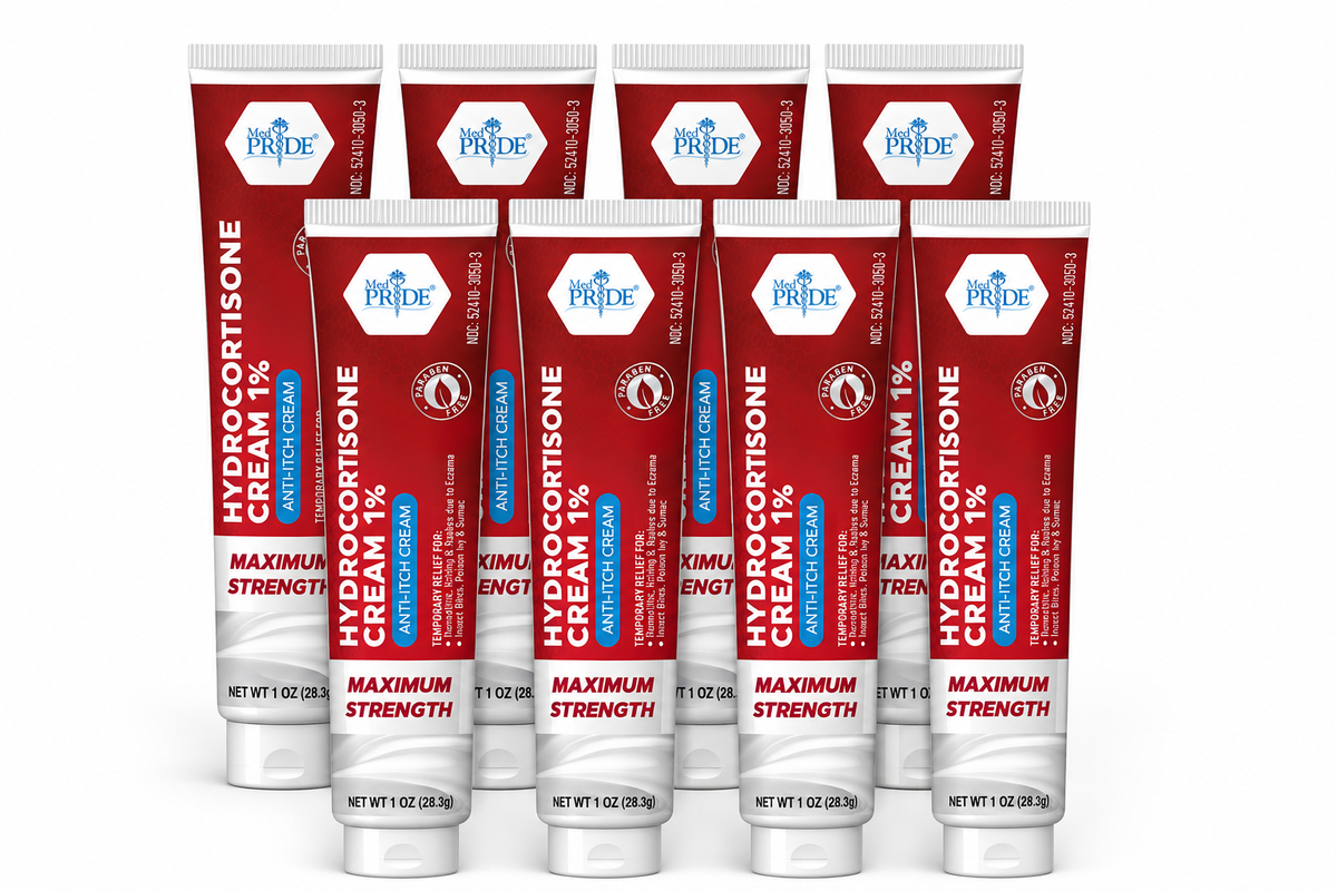 Hydrocortisone 1% Anti-Itch Cream – 1 oz Tubes