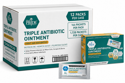 Triple Antibiotic Ointment 0.9g Individual Packets - 144ct