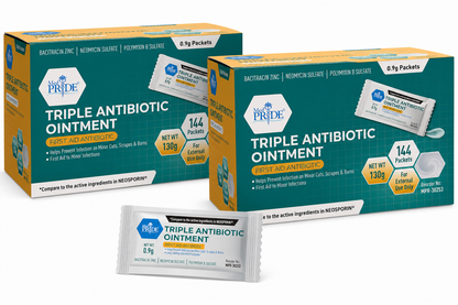 Triple Antibiotic Ointment 0.9g Individual Packets - 144ct
