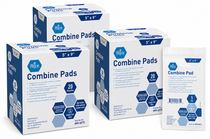 5” x 9” Sterile Combine ABD Pads – Individually Wrapped
