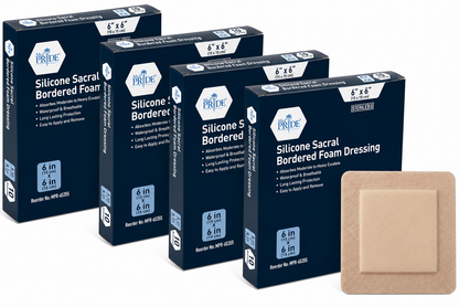 Sterile Silicone Adhesive Bordered Foam Wound Dressing