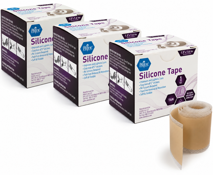 Silicone Scar & Wound Tape Roll – Waterproof, 1.5" × 1.6 yd