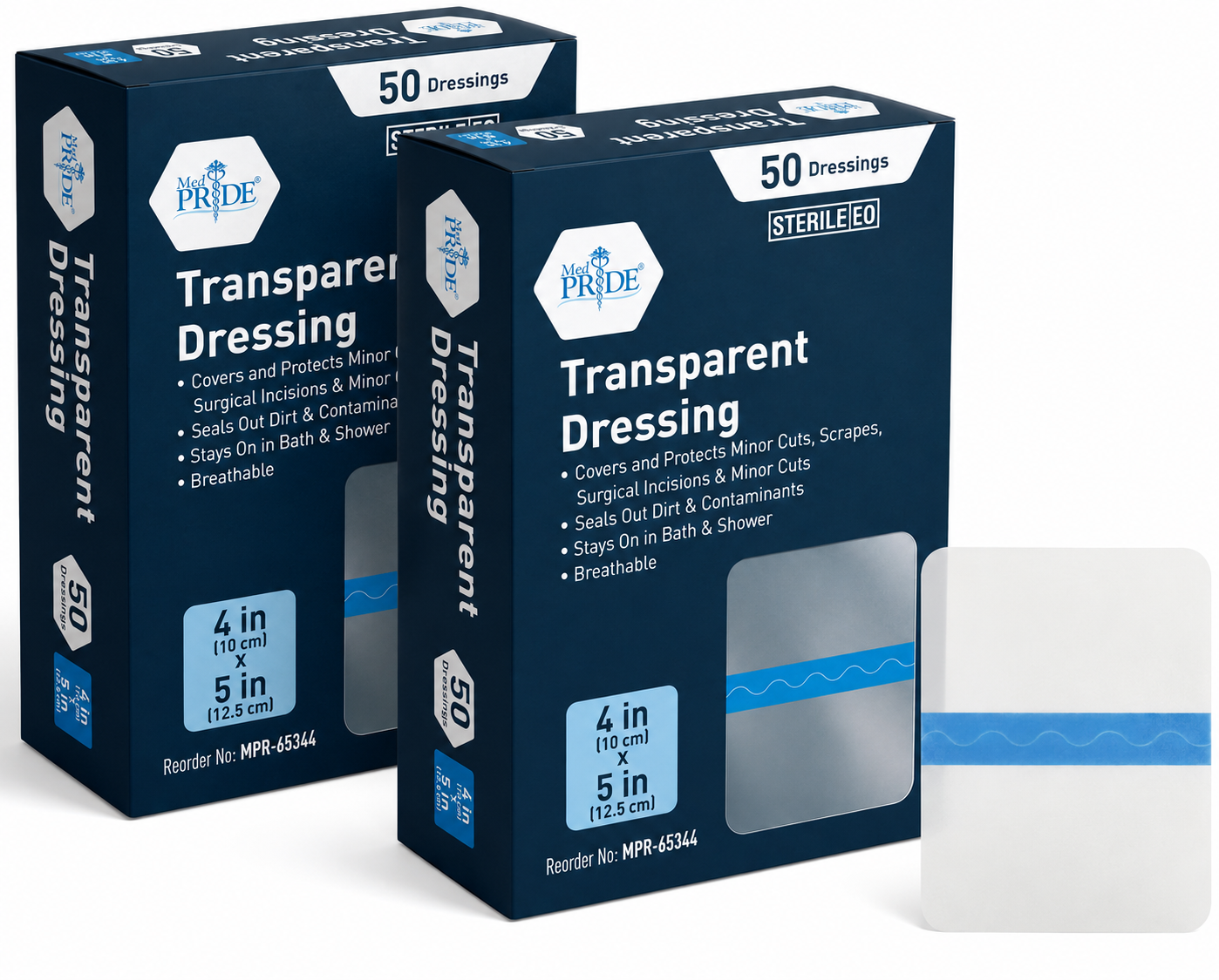 Transparent Film Wound Dressing – Sterile Adhesive Bandage
