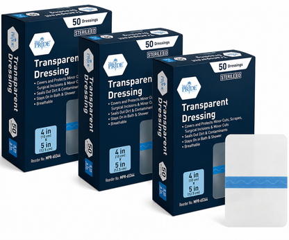 Transparent Film Wound Dressing – Sterile Adhesive Bandage