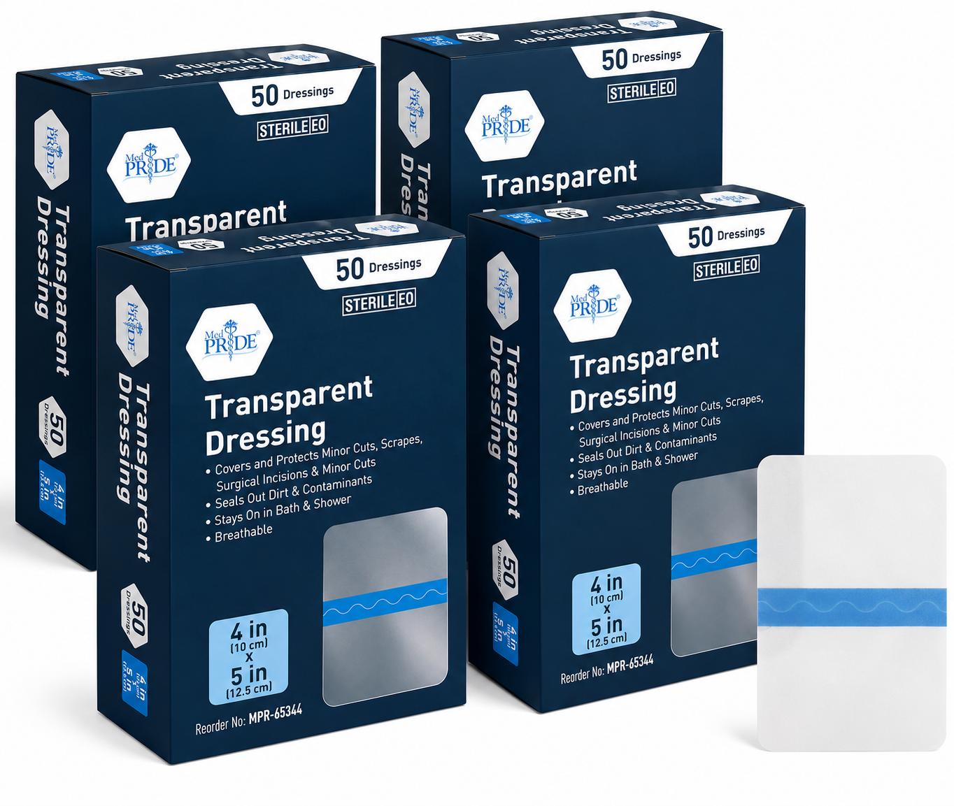 Transparent Film Wound Dressing – Sterile Adhesive Bandage