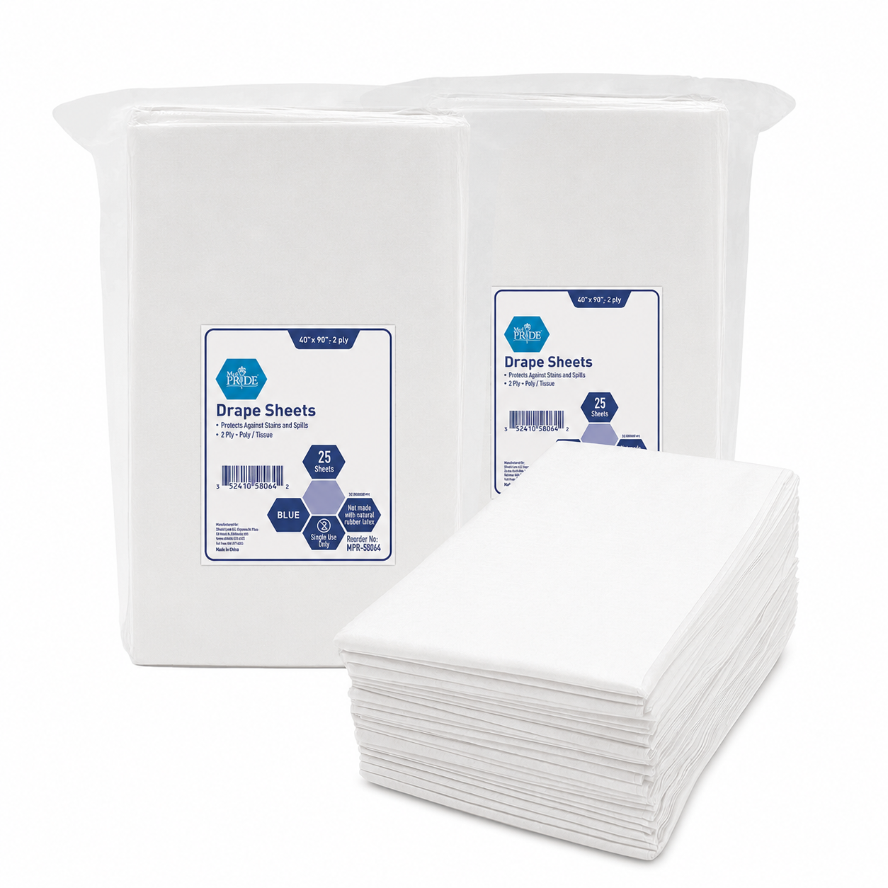 Disposable 2-Ply Drape Sheets – Leakproof Table Covers