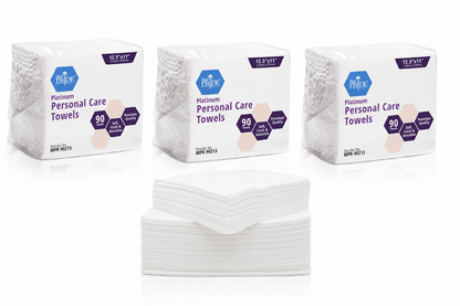 Platinum Personal Care Towels – Ultra Soft Disposable Towels, 11" × 12.5"