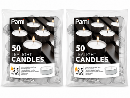 Tealight Candles – 2.5 Hour Burn Time