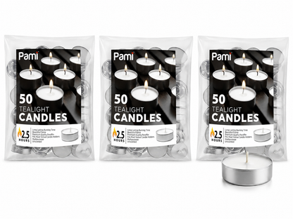 Tealight Candles – 2.5 Hour Burn Time