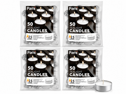 Tealight Candles – 2.5 Hour Burn Time