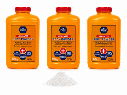 Medicated Body Powder – Talc-Free, Menthol & Zinc Oxide, 10 oz