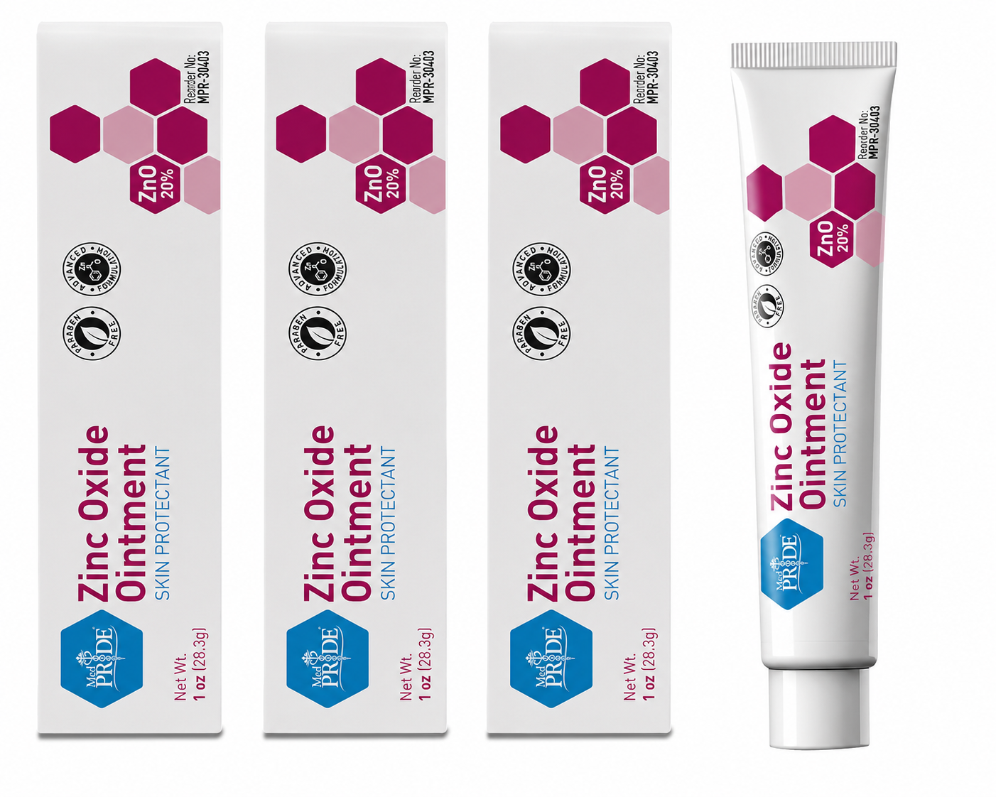 Zinc Oxide Ointment 1 oz – Diaper Rash Skin Protectant Cream