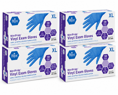 Nitrile-Vinyl Blend Examination Gloves - Box of 100
