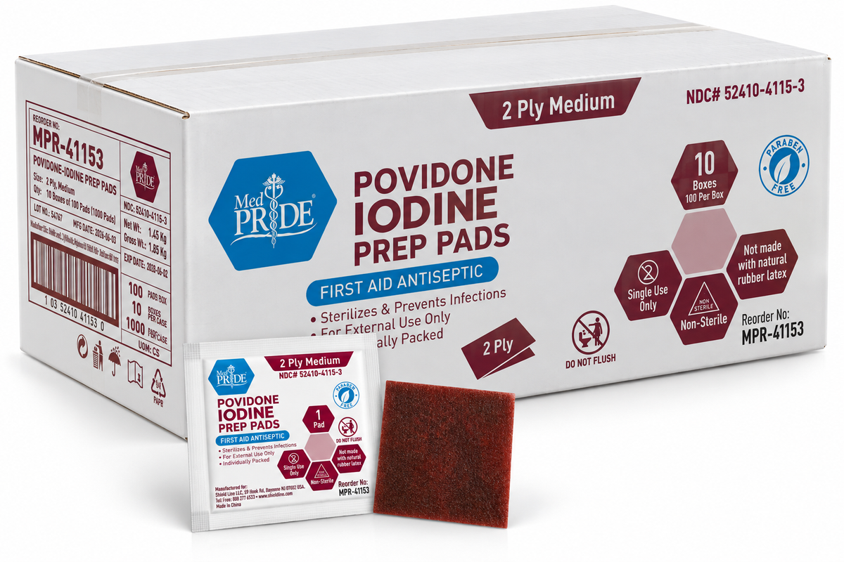 Povidone-Iodine Prep Pads – Individually Wrapped, Alcohol-Free - image 11