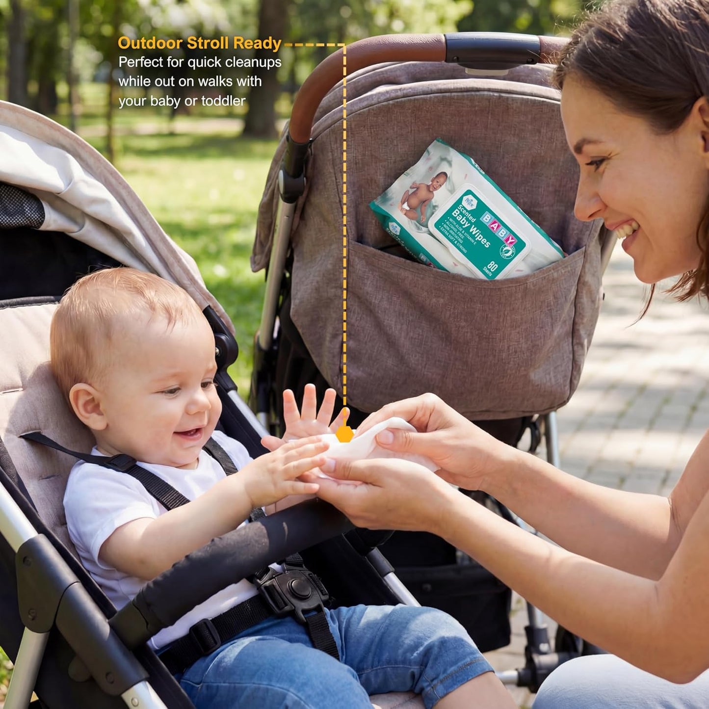Scented Extra Soft Baby Wipes – Aloe & Vitamin E, Alcohol-Free