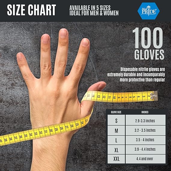 8 Mil Nitrile Exam Gloves Maxx Strength – Orange