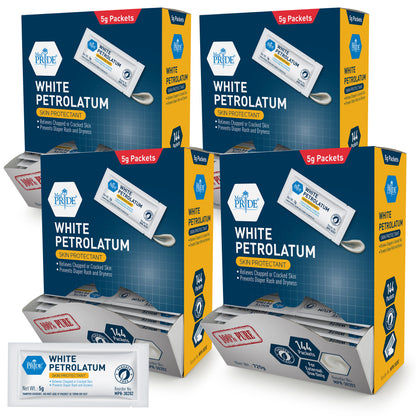 100% Pure White Petroleum Jelly 5g Packets – 144ct