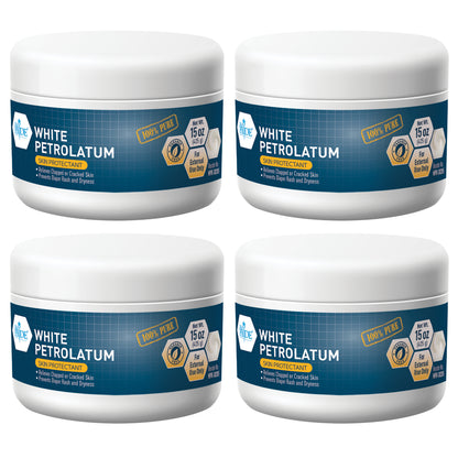 100% Pure White Petroleum Jelly – 15 oz Jar