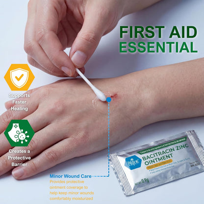 Bacitracin Zinc Ointment, 0.9g Individual Packets - 144ct