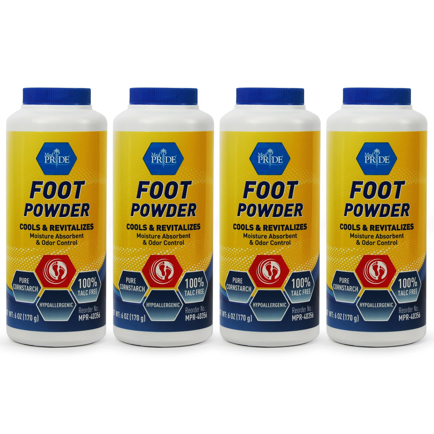 Foot Powder – Cooling Foot Care, Moisture Absorbent, 6 oz