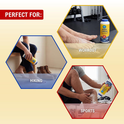 Foot Powder – Cooling Foot Care, Moisture Absorbent, 6 oz