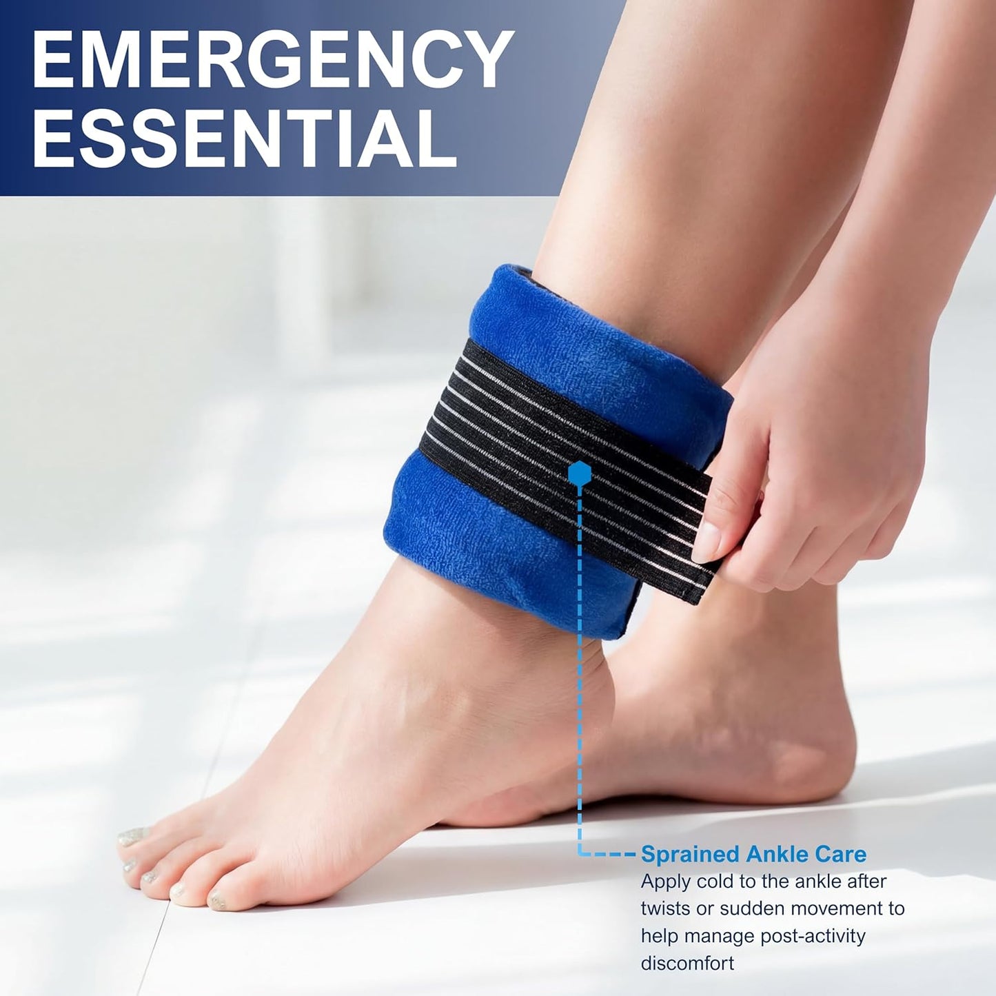 Reusable Hot & Cold Therapy Packs – 2 Pk with Sleeve & Belt