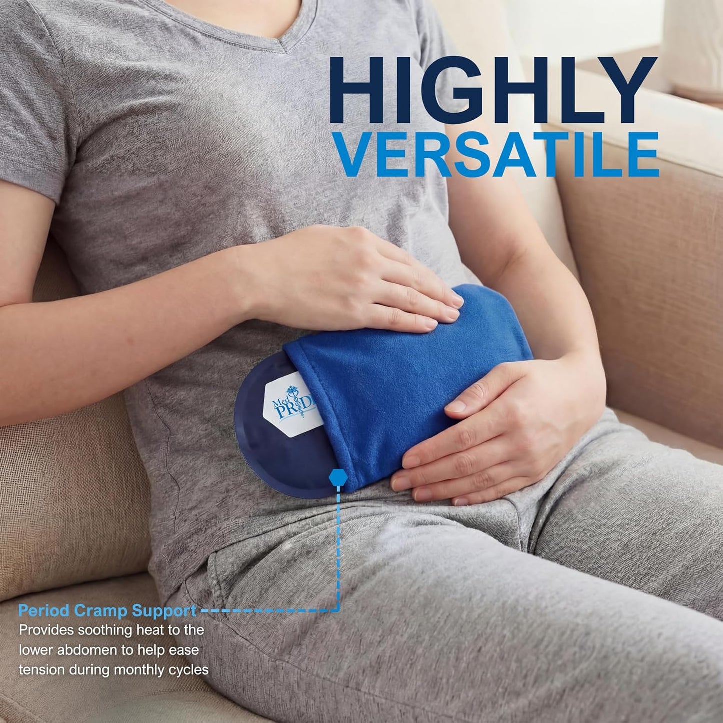 Reusable Hot & Cold Therapy Packs – 2 Pk with Sleeve & Belt