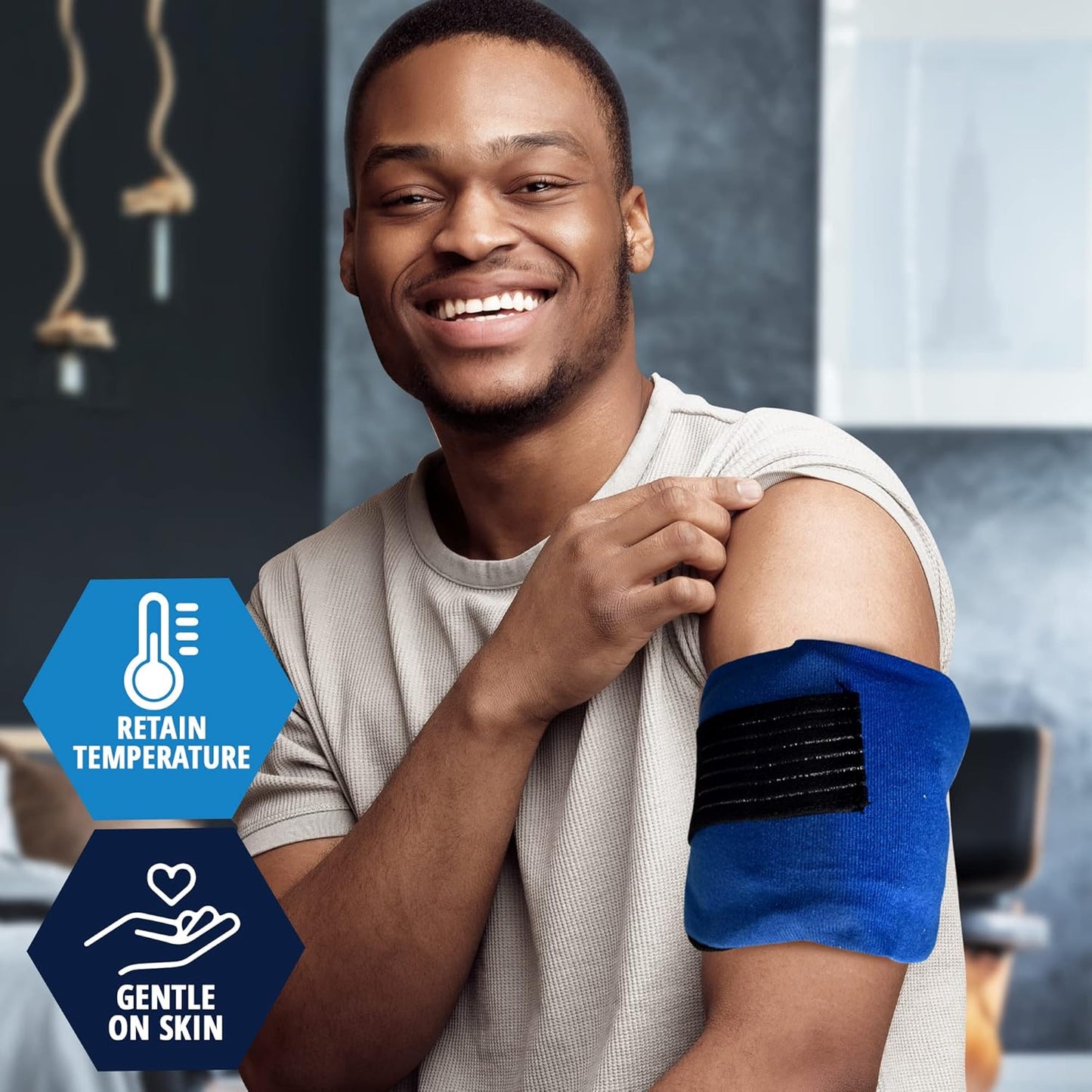 Reusable Hot & Cold Therapy Packs – 2 Pk with Sleeve & Belt